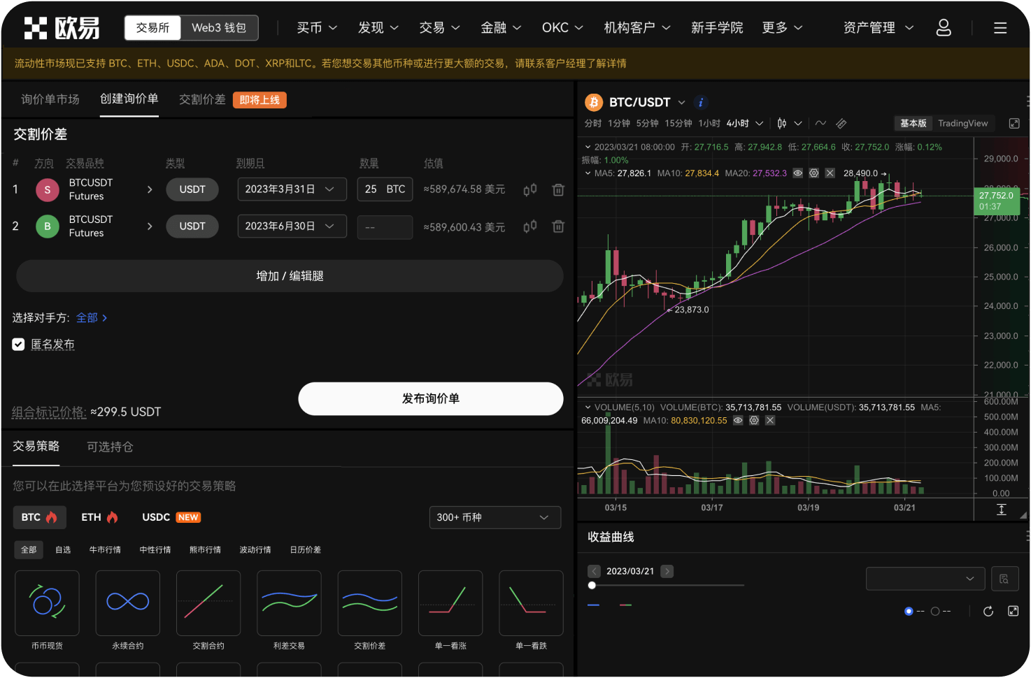 Bitchina交易所支持合约交易吗